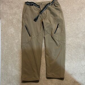 Mens Hubunucc snow hiking fleece lined waterproof pants. Size 38